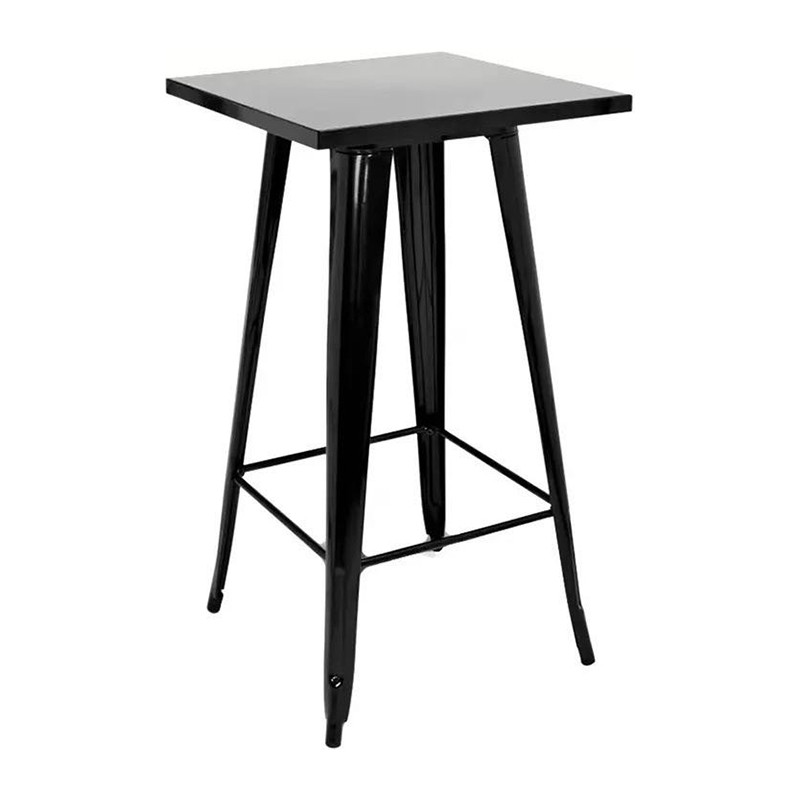 Taula de barres de metall negre