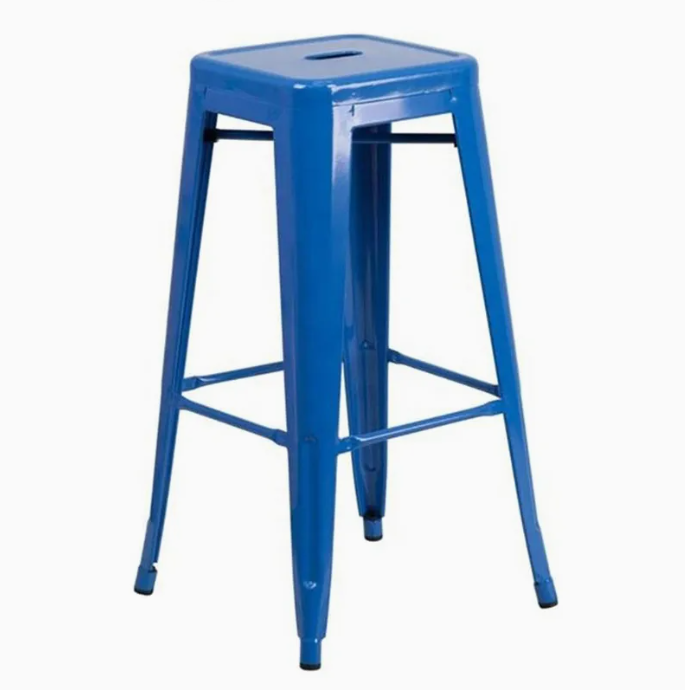 Industrial Style Cheap And Comfortable Tolix Bar Chair Metal Iron Bar Chair suppliers