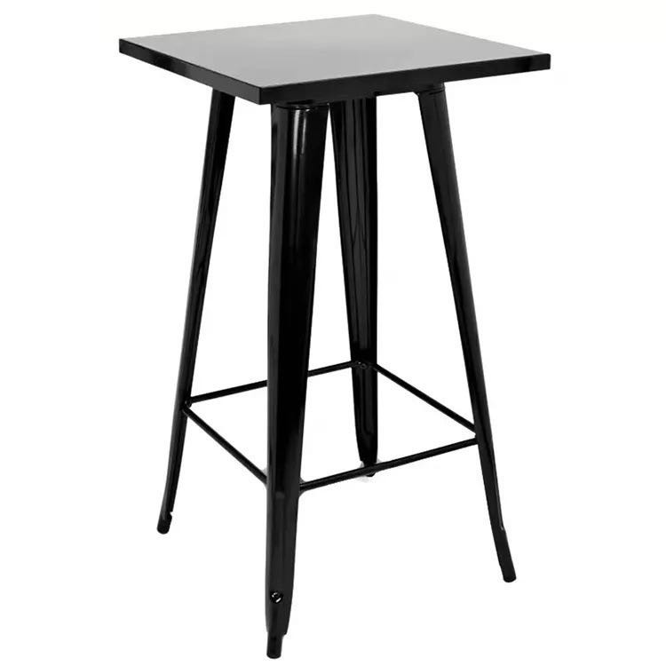 black metal bar table black metal bar table